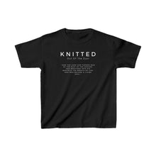 Load image into Gallery viewer, Knitted Out Of Dust T-shirt, Youth Christian T-shirt, Trendy Christian Shirt, Christian Shirt For Girls, Boys Christian Shirt, Christian
