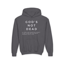 Load image into Gallery viewer, Kids God's Not Dead Hoodie Hoodie, Youth Hoodie, Pullover Hoodie, Youth Christian Hoodie, Black Hoodie, Trendy Hoodie, Christian Youth