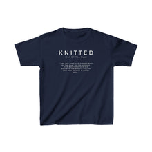 Load image into Gallery viewer, Knitted Out Of Dust T-shirt, Youth Christian T-shirt, Trendy Christian Shirt, Christian Shirt For Girls, Boys Christian Shirt, Christian