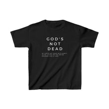 Load image into Gallery viewer, Kids Gods Not Dead T-shirt, Youth Christian T-shirt, Trendy Christian Shirt, Christian Shirt For Girls, Boys Christian Shirt, Christian kids