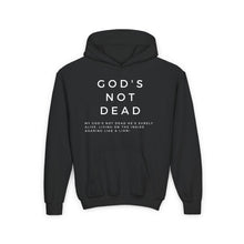 Load image into Gallery viewer, Kids God's Not Dead Hoodie Hoodie, Youth Hoodie, Pullover Hoodie, Youth Christian Hoodie, Black Hoodie, Trendy Hoodie, Christian Youth
