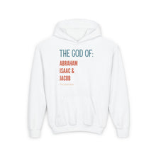 Load image into Gallery viewer, Kids God Of Abraham Isaac & Jacob Hoodie, Kids Christian Hoodie, Pullover Hoodie, Youth Christian Hoodie, Christian Kids Hoodie