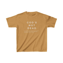 Load image into Gallery viewer, Kids Gods Not Dead T-shirt, Youth Christian T-shirt, Trendy Christian Shirt, Christian Shirt For Girls, Boys Christian Shirt, Christian kids