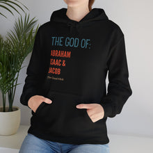 Load image into Gallery viewer, God Of Abraham Isaac & Jacob Hoodie, Christian Sweatshirt, Black Christian Hoodie, Best Selling Christian Pullover, Bible Hoodie