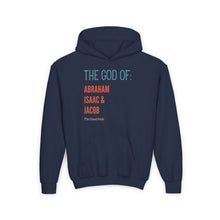 Load image into Gallery viewer, Kids God Of Abraham Isaac & Jacob Hoodie, Kids Christian Hoodie, Pullover Hoodie, Youth Christian Hoodie, Christian Kids Hoodie