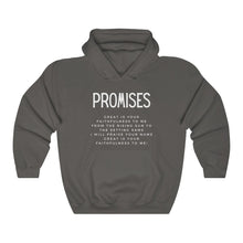 Load image into Gallery viewer, Promises Hoodie, Trendy Christian Sweatshirt, Christian Hoodie For Women, Men's Christian Hoodie, Maverick City Music Apparel