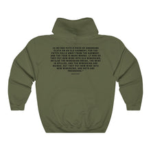Load image into Gallery viewer, New Wineskins Hoodie, Unisex Christian Hoodie, Hoodie With Scriptures, The Good Mob