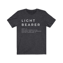 Load image into Gallery viewer, Best Christian Shirt, Light Bearer Shirt, Jesus Shirt, White Shirt With Scripture, The Good Mob, Christian Womens Clothing, Church Shirt