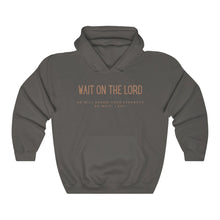 Load image into Gallery viewer, Wait On The Lord Hoodie, Trendy Christian Sweatshirt, Christian Hoodie For Women, Men's Christian Hoodie, Maverick City Music Apparel