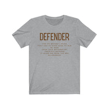 Load image into Gallery viewer, Defender T-shirt, Trendy Christian Shirt, Christian Shirt For Women, Men's Christian Shirt, Maverick City Music Apparel