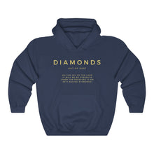 Load image into Gallery viewer, Diamonds Out Of Dust Hoodie, Pullover Hoodie, Christian Hoodie, Black Hoodie, Trendy Hoodie, Women's Hoodie, Christian Sweatshirt