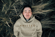 Load image into Gallery viewer, Best Seller Christian apparel, Knitted Out Of The Dust, Oatmeal Hoodie, Unisex hoodie, Sand Hoodie, Jesus Hoodie