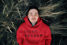 Load image into Gallery viewer, Best Seller Christian Hoodie, Light Bearer Hoodie, Pullover Hoodie, Christian Hoodie, Gray Hoodie, Trendy Hoodie, Christian Womens Hoodie