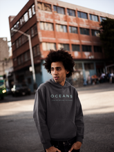 Load image into Gallery viewer, Oceans Sweatshirt, Christian Sweatshirt, Trendy Hoodie for Christians, Oceans Pullover Sweatshirt, Black Oceans Hoodie