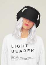 Load image into Gallery viewer, Best Christian Shirt, Light Bearer Shirt, Jesus Shirt, White Shirt With Scripture, The Good Mob, Christian Womens Clothing, Church Shirt