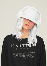 Load image into Gallery viewer, Best Seller Christian apparel, Knitted Out Of The Dust, Women's Christian Shirt, Christian Shirt, Olive Green Shirt, Unisex Jesus Shirt