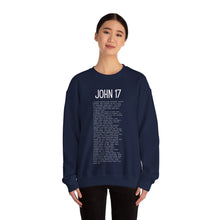 Load image into Gallery viewer, John 17 Sweatshirt, Christian Sweatshirt, Pullover for Women, Christian Pullover for Men, Black Pullover Sweatshirt, Scripture Sweatshirt
