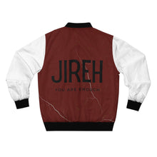 Load image into Gallery viewer, Jireh You Are Enough Bomber Jacket, Christian Women&#39;s Jacket, Christian Bomber Jacket, Men&#39;s Christian Jacket, Maverick City Music Apparel
