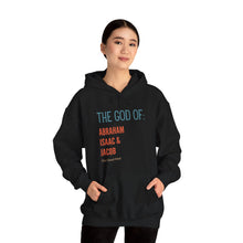 Load image into Gallery viewer, God Of Abraham Isaac &amp; Jacob Hoodie, Christian Sweatshirt, Black Christian Hoodie, Best Selling Christian Pullover, Bible Hoodie
