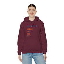 Load image into Gallery viewer, God Of Abraham Isaac &amp; Jacob Hoodie, Christian Sweatshirt, Black Christian Hoodie, Best Selling Christian Pullover, Bible Hoodie
