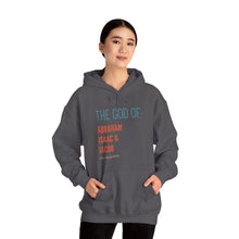 Load image into Gallery viewer, God Of Abraham Isaac &amp; Jacob Hoodie, Christian Sweatshirt, Black Christian Hoodie, Best Selling Christian Pullover, Bible Hoodie
