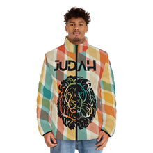 Load image into Gallery viewer, Lion Of Judah Puffer Jacket, Christian Women&#39;s Jacket, Christian Puffer Jacket, Men&#39;s Christian Jacket, Elevation Worship
