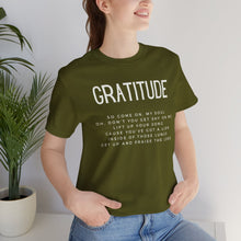 Load image into Gallery viewer, Gratitude T-shirt, Trendy Christian Shirt, Christian Shirt For Women, Men&#39;s Christian T-shirt, Maverick City Music Apparel, Maverick City
