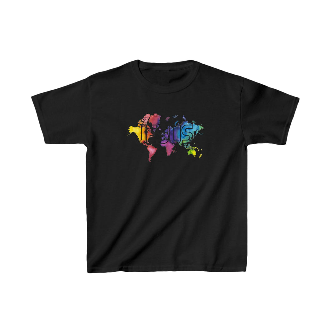 Kids Jesus Map T-shirt, Trendy Christian Shirt, Christian Shirt For Women, Men's Christian Shirt, Best Seller Christian T