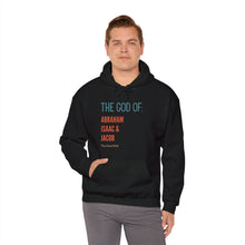 Load image into Gallery viewer, God Of Abraham Isaac &amp; Jacob Hoodie, Christian Sweatshirt, Black Christian Hoodie, Best Selling Christian Pullover, Bible Hoodie

