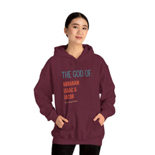 Load image into Gallery viewer, God Of Abraham Isaac &amp; Jacob Hoodie, Christian Sweatshirt, Black Christian Hoodie, Best Selling Christian Pullover, Bible Hoodie
