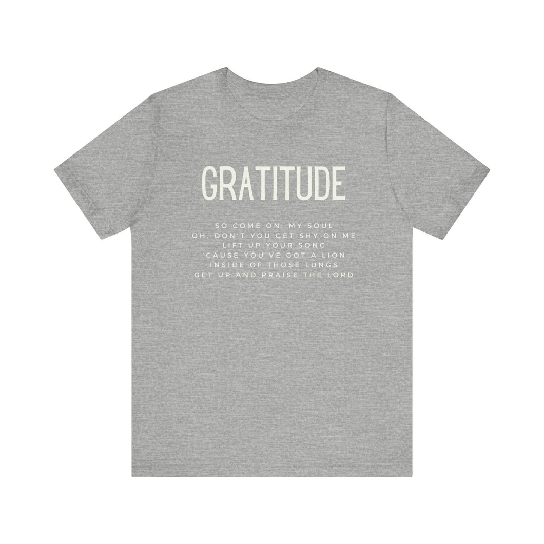 Gratitude T-shirt, Trendy Christian Shirt, Christian Shirt For Women, Men's Christian T-shirt, Maverick City Music Apparel, Maverick City