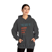 Load image into Gallery viewer, God Of Abraham Isaac &amp; Jacob Hoodie, Christian Sweatshirt, Black Christian Hoodie, Best Selling Christian Pullover, Bible Hoodie

