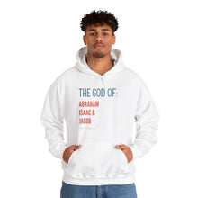 Load image into Gallery viewer, God Of Abraham Isaac &amp; Jacob Hoodie, Christian Sweatshirt, Black Christian Hoodie, Best Selling Christian Pullover, Bible Hoodie
