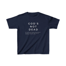Load image into Gallery viewer, Kids Gods Not Dead T-shirt, Youth Christian T-shirt, Trendy Christian Shirt, Christian Shirt For Girls, Boys Christian Shirt, Christian kids
