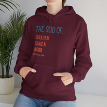 Load image into Gallery viewer, God Of Abraham Isaac &amp; Jacob Hoodie, Christian Sweatshirt, Black Christian Hoodie, Best Selling Christian Pullover, Bible Hoodie
