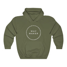 Load image into Gallery viewer, Way Maker Hoodie, Pullover Hoodie, Christian Hoodie, Black Hoodie, Trendy Hoodie, Women&#39;s Hoodie, Christian Sweatshirt
