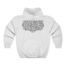 Load image into Gallery viewer, New Wineskins Hoodie, Unisex Christian Hoodie, Hoodie With Scriptures, The Good Mob
