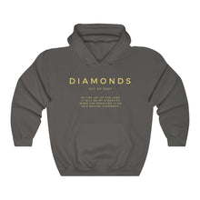 Load image into Gallery viewer, Diamonds Out Of Dust Hoodie, Pullover Hoodie, Christian Hoodie, Black Hoodie, Trendy Hoodie, Women&#39;s Hoodie, Christian Sweatshirt
