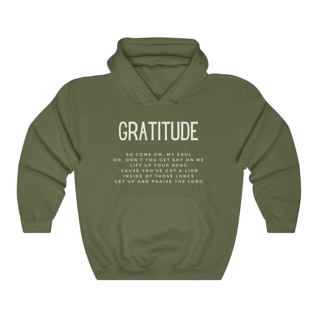 Gratitude Hoodie, Trendy Christian Sweatshirt, Christian Hoodie For Women, Men's Christian Hoodie, Maverick City Music Apparel
