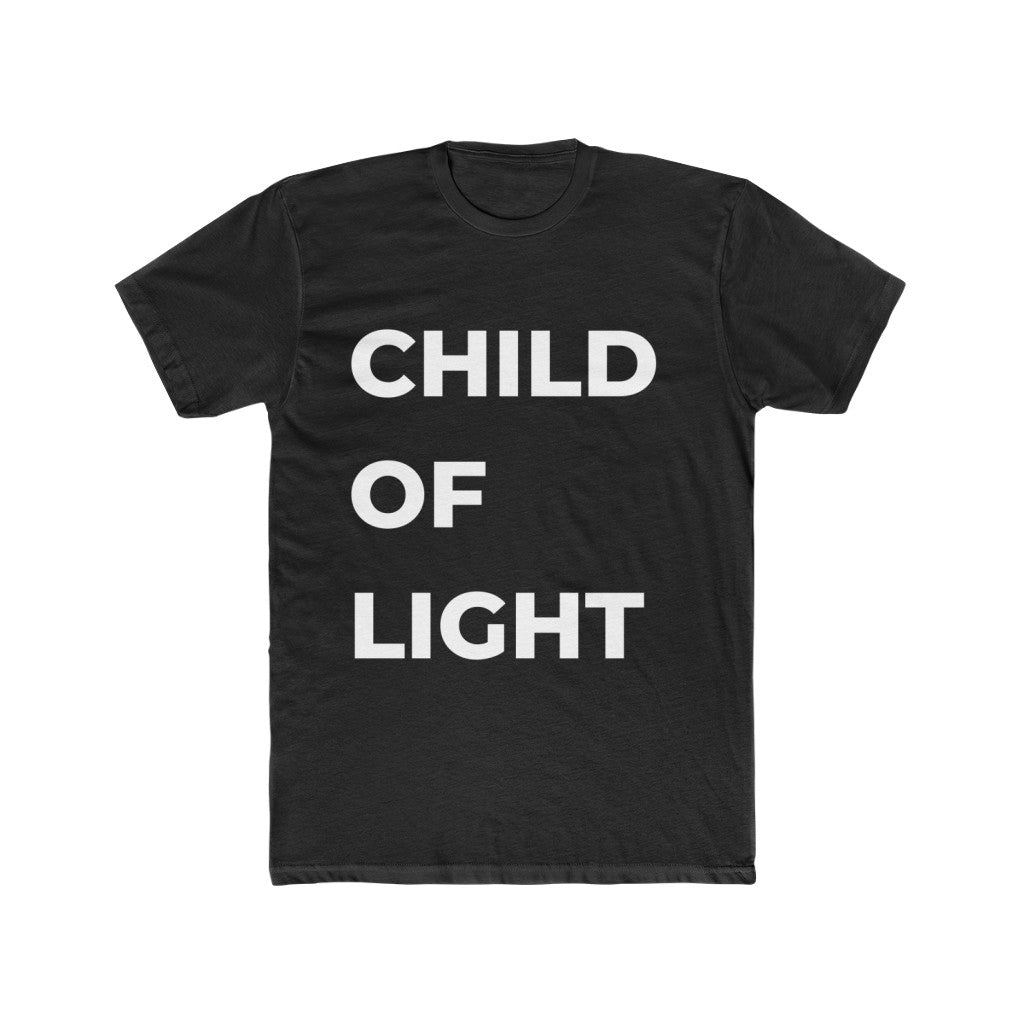 Christian Shirt, Child Of Light Shirt, Black T-shirt