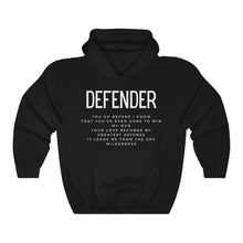 Load image into Gallery viewer, Defender Hoodie, Trendy Christian Sweatshirt, Christian Hoodie For Women, Men&#39;s Christian Hoodie, Maverick City Music Apparel
