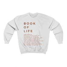 Load image into Gallery viewer, Trendy Christian Sweatshirt, Black Christian Sweatshirt, Sweatshirt With Scriptures
