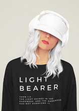 Load image into Gallery viewer, Best Christian Shirt, Light Bearer Shirt, Jesus Shirt, White Shirt With Scripture, The Good Mob, Christian Womens Clothing, Church Shirt
